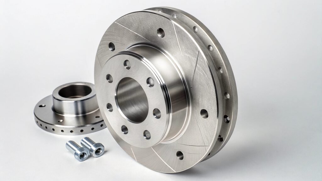 alt with keywords: feather balancing on an aluminum bar, symbolizing high strength-to-weight ratio